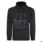 KAM Original Emboss Hoody - charcoal